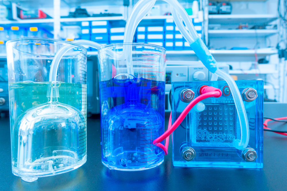 A laboratory scale fuel cell